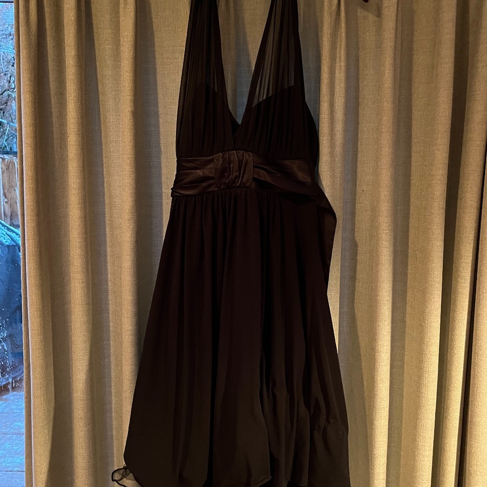 Early 2000's style black party dress